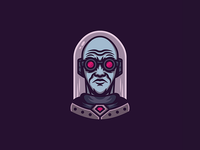 Mr. Freeze ver. 2 badge batman illustration logo mr freeze sticker