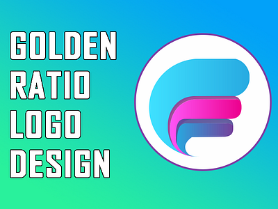 Hi there...this is "Golden Ratio Logo Design 3d banner branding design graphic design illustration logo
