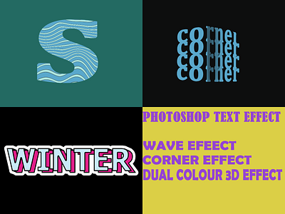 Photoshop Text Effects 3d banner branding design graphic design illustration logo vector