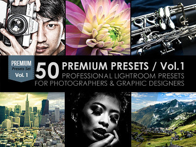 50 Premium Lightroom Presets / Vol.1
