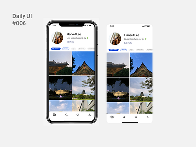 Daily UI 006: User Profile 006 dailyui design ui uidesign ux