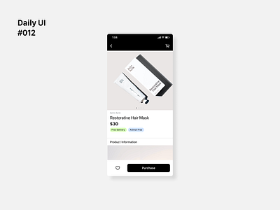 Daily UI 012: E-commerce Shop app dailyui design ui uiux ux