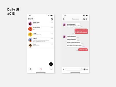 Daily UI #013: Direct Messaging