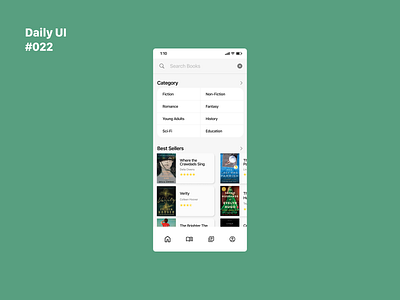 Daily UI 022: Search app dailyui design ebook interaction interface search ui uidesign uiux ux uxdesign
