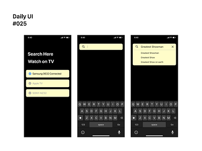 Daily UI 025: TV app