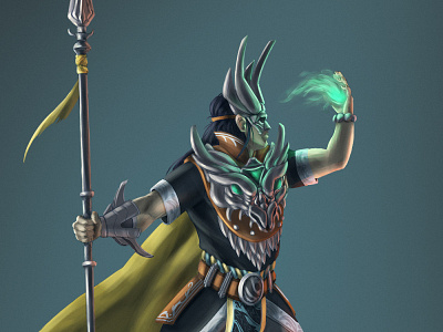 Dragon's Blessed art character design digitalart digitalpainting fantasy illustration