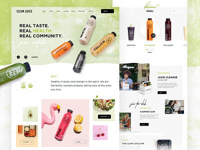 Clean Juice Website