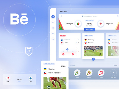 LineUp - An App for Football Fans app dashboard dashboard ui football lineup objectivity platform soccer