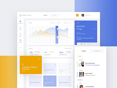 Finance App app dashboard design finance karbowska objectivity ui ux