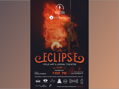 Eclipse Poster design layout design pole posterdesign typography