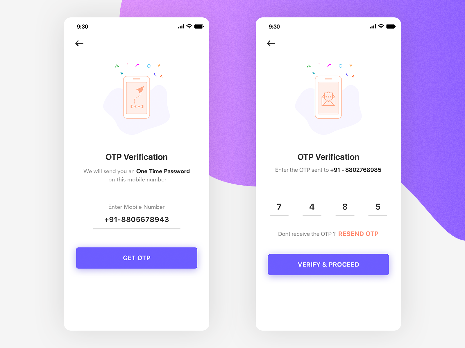 Verifying application. Верификация дизайн. OTP verification. Verify приложение. OTP mobile app.