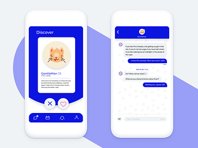 Blind Dating App by Andrea Barabás on Dribbble