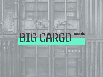 Big Cargo Records Logo Design brand designer branding graphic design identity label lettering logo logotype typography vision wordmark