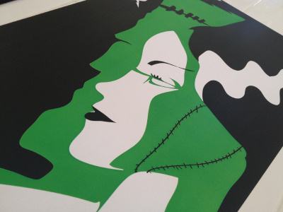 Bride of Frankenstein frankenstein green monster poster