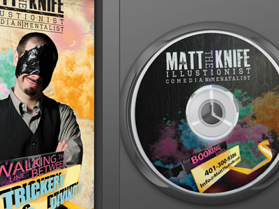 Matt the Knife Promotional DVD Booklet and Label