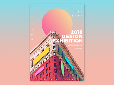 Design Exhibition Poster block colourful event exhibition graphic design new york poster