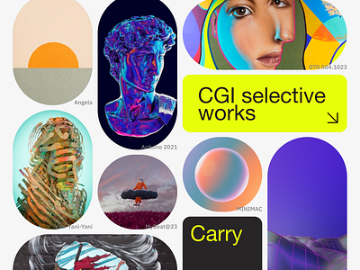 [C] → Art gallery app concept app art design exibition form gallery headline homescreen icon main search typography ui ux