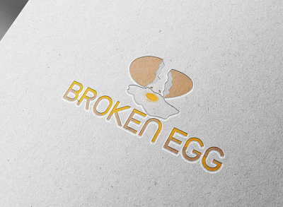 Broken Egg branding business logo custom logo design flat graphic design illustration logo logo design logo maker luxury logo minimalist logo modern logo vector