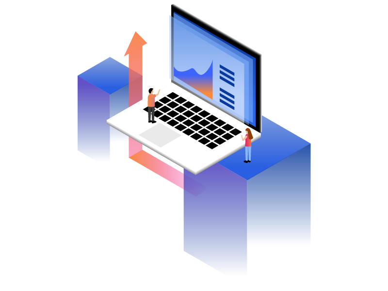 2.5D Illustration_Macbook ui apple macbook mac mbp vector illustrator material 2.5d illustration