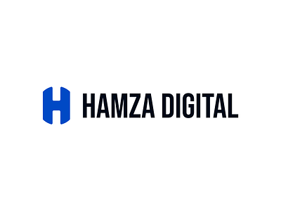 Hamza Digital | Logo Design branding design icon logo minimal typography ui vector web website