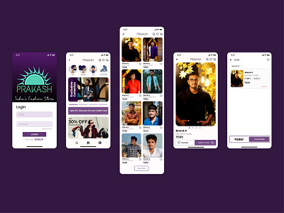 Prakash Ecommerce app design