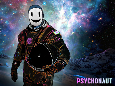Project Psychonaut astronaut design digital design graphic design illustration psychonaut spaceman