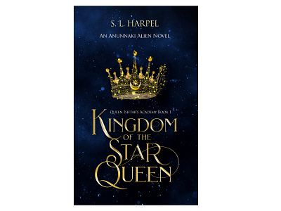 Kingdom of the star Queen book design graphic design