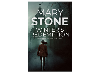 Winter's Redemption book cover design graphic design