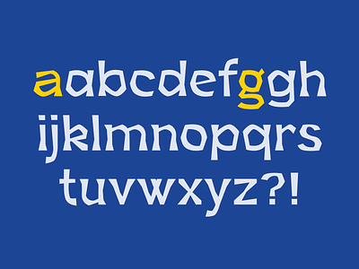 Meraki design font lett letters playful type typeface