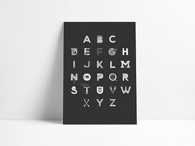 Writer Alphabet Poster