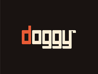 doggy dog doggy font illustration letters playful rounded type typeface