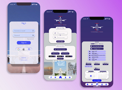 Flight Booking app app booking flight flight booking graphic design ui