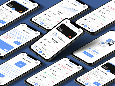 Budgetio Budgeting App UI design app ui ui design uidesign user experience user experience design user interface user interface design userexperience userexperiencedesign userinterface userinterfacedesign ux ux design wallet