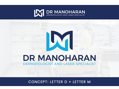 Dr Manoharan Logo Branding