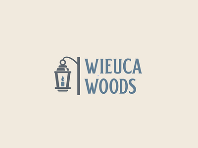 Wieuca Woods atlanta community home lantern light logo neighborhood signage subdivision woods