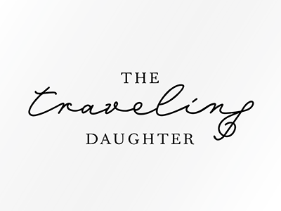 The Traveling Daughter blog daughter friend logo music musician travel treble clef