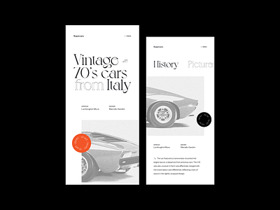 Vintage 70's cars — mobile version