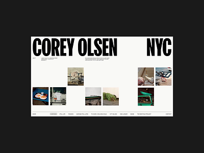 Olsen • Website interaction concept framer grid interaction layout loader minimal photos react transition typography ui web design
