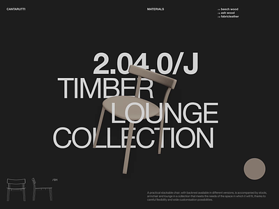 Furniture Website Concept elegant forniture industrial interiors luxury minimal photos web design