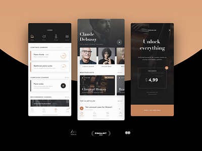 Classica — App design for #designflow 2019