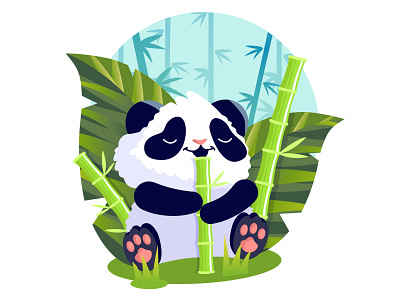 Panda illustration panda vector