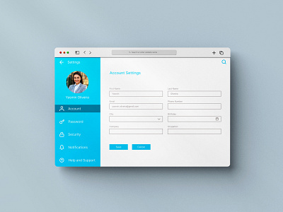 Settings #DailyUi Challenge 007 dailyui design figma settings ui ui ux design user interface ux