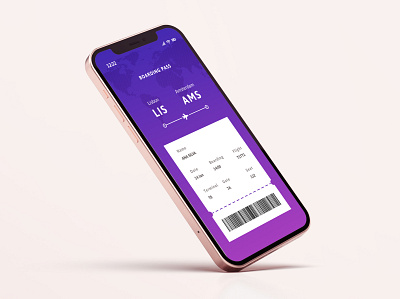 Boarding Pass #DailyUi Challenge 024 boarding pass dailyui design figma mobile prototypin with figma ui ui design user interface ux
