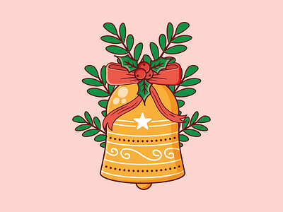 Christmas bell #1 christmas illustration vector