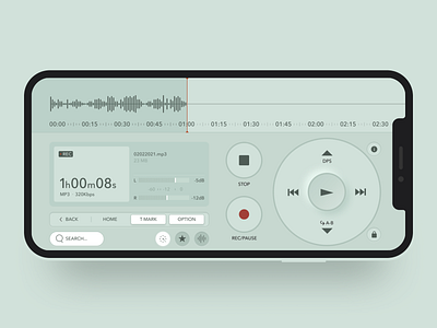 Voice Recorder app concept daily daily ui design figma recording ui