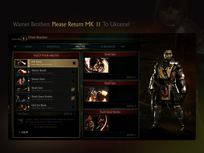 Mortal Kombat 11 Game UI (+ Figma file)
