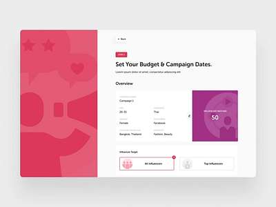 Campaign ui ux web apps web design