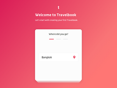 Create a Travelbook app booking clean ios ios11 new red travel ui ux