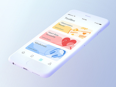 Braive Mobile App app clean health illustration ios mobile ui white