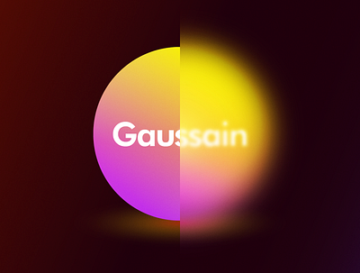 Gaussain. design graphic design illustration vector